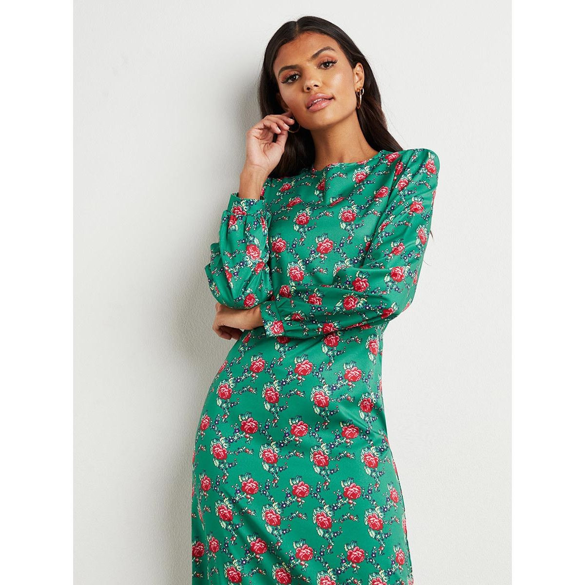 فستان طويل مطبوع من ستايلي-women-clothing-dresses-image-2