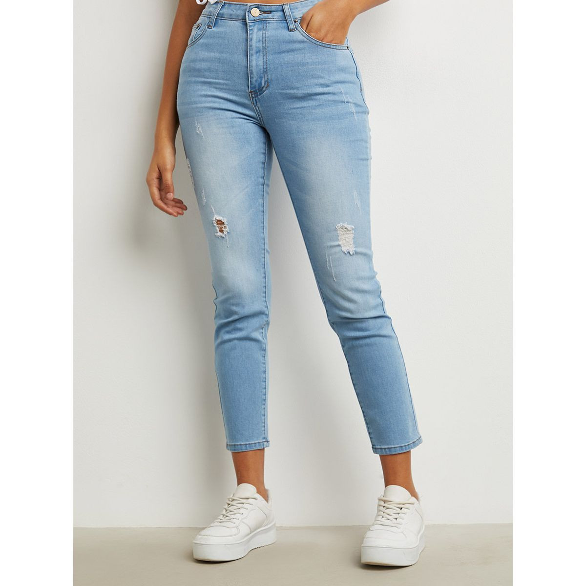 بنطلون جينز بقصة ضيقة من ستايلي-women-clothing-bottoms-jeans-image-1