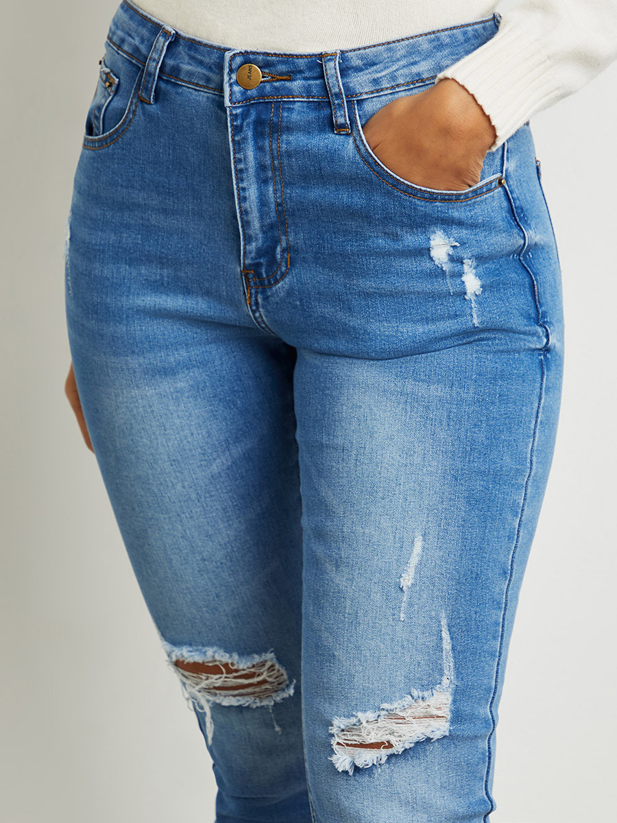 Styli Distressed Knee Detail Skinny Fit Jeans-women-clothing-bottoms-jeans-image-3