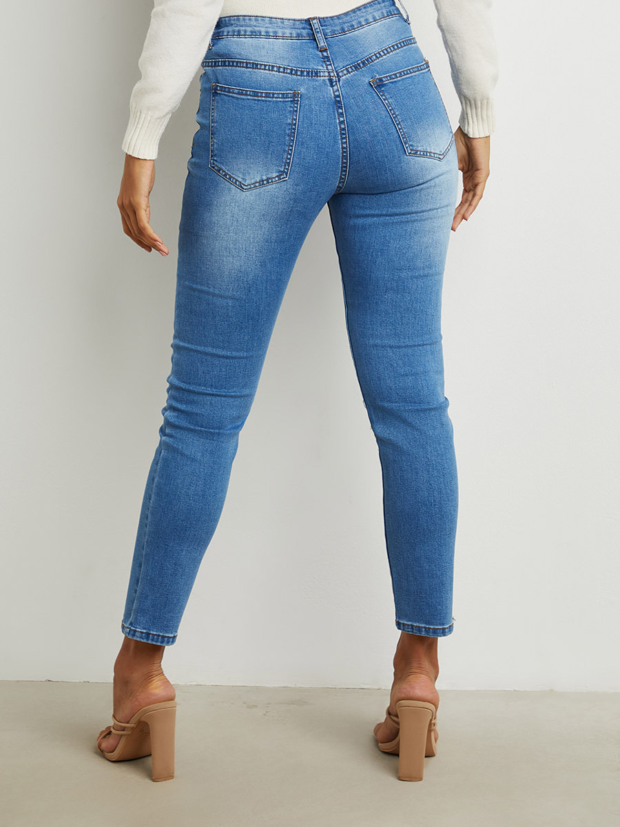 Styli Distressed Knee Detail Skinny Fit Jeans-women-clothing-bottoms-jeans-image-4