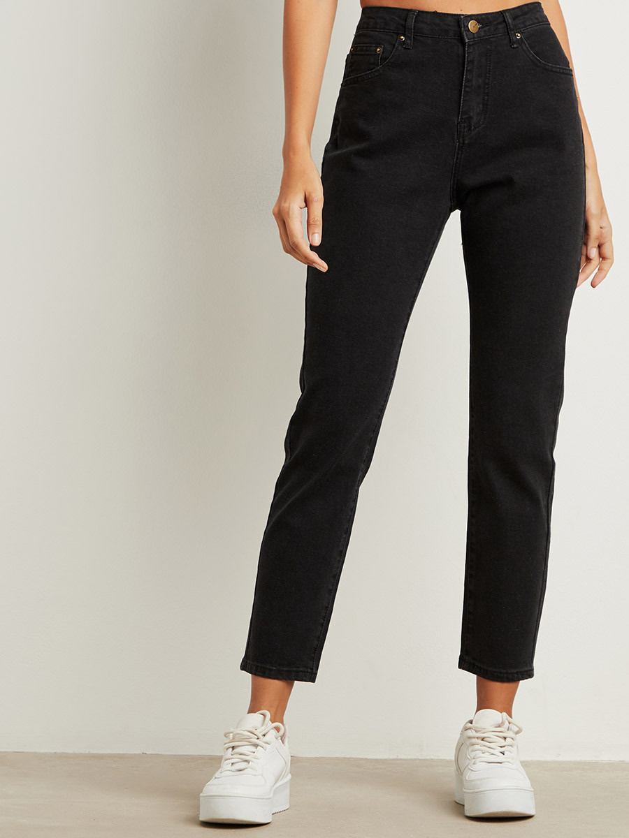 جينز ضيق بخصر متوسط من ستايلي-women-clothing-bottoms-jeans-image-1