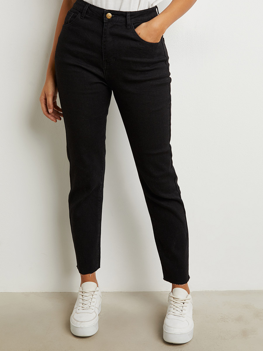 بنطلون جينز بقصة واسعة من ستايلي-women-clothing-bottoms-jeans-image-1