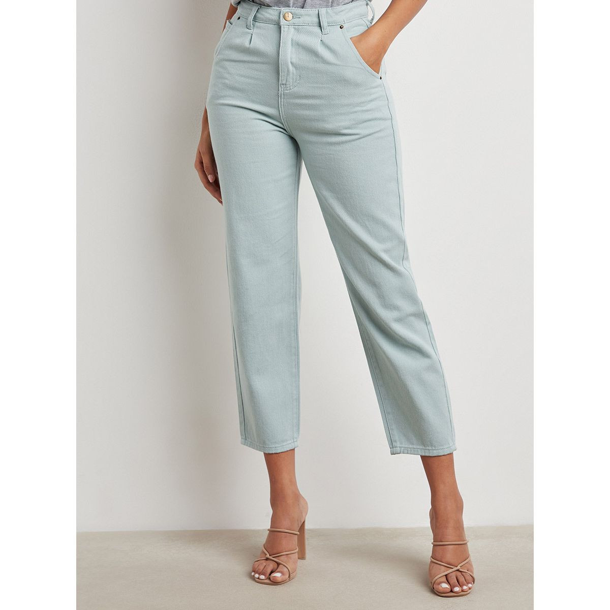 بنطلون جينز بقصة واسعة من ستايلي-women-clothing-bottoms-jeans-image-1