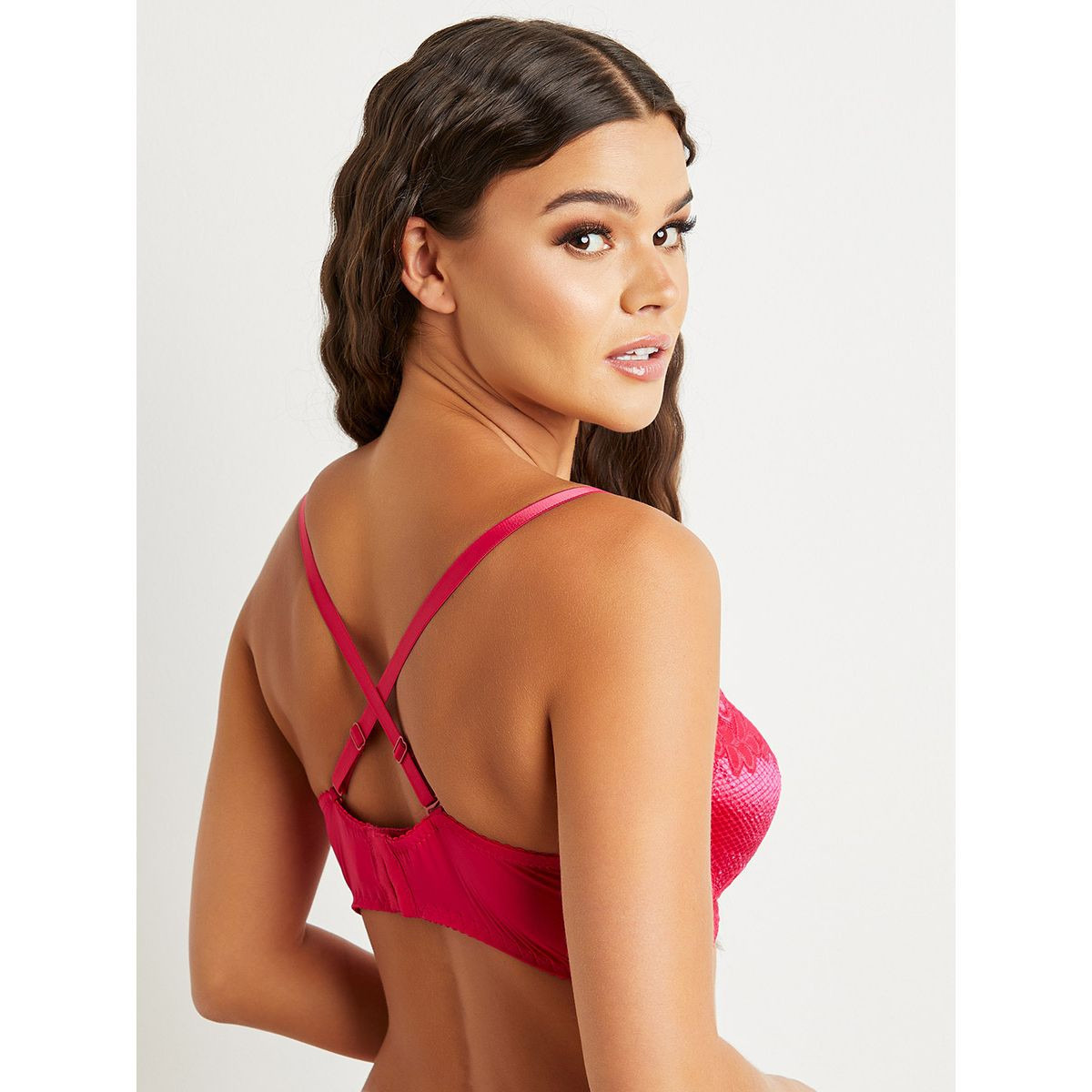 Styli Droplet Detail Lace Micro Push-Up Bra and Thong Set-women-clothing-lingerie-bras-image-7