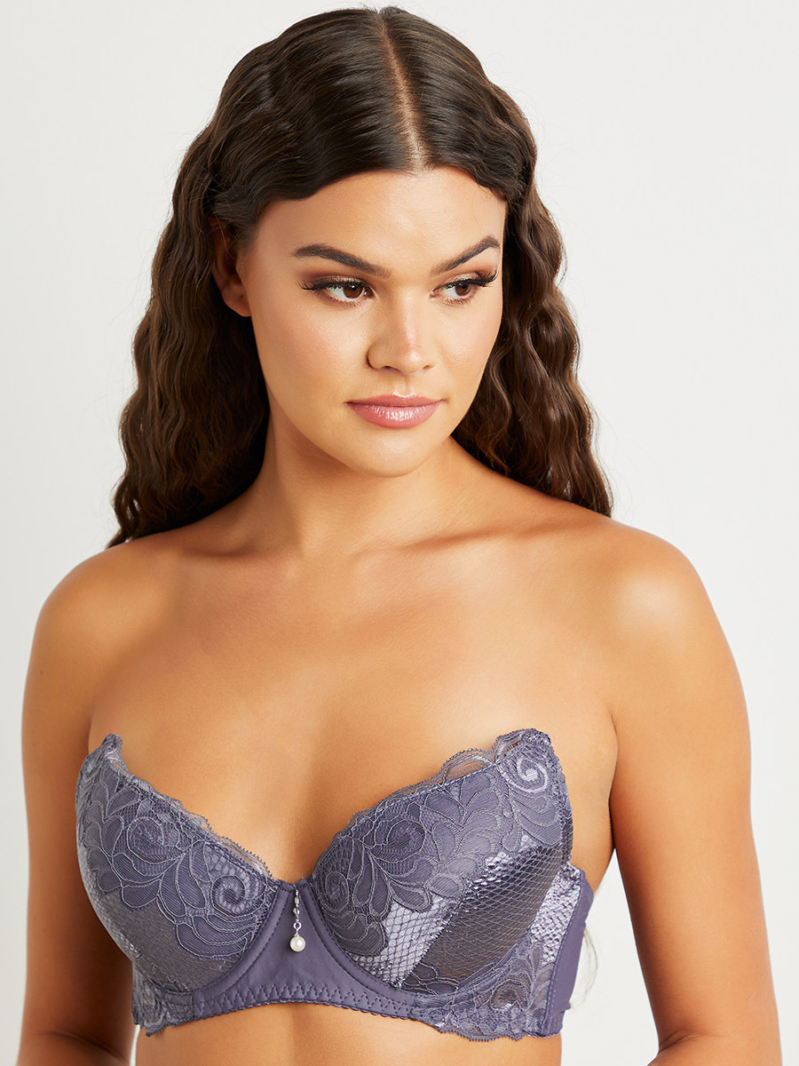 Styli Droplet Detail Lace Micro Push-Up Bra and Thong Set-women-clothing-lingerie-bras-image-5
