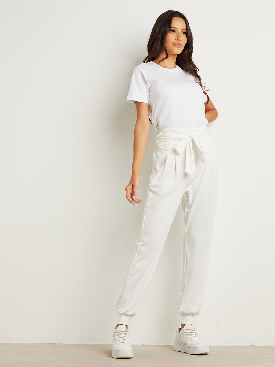بنطلون بربطة خصر من ستايلي-women-clothing-trousers-image-2