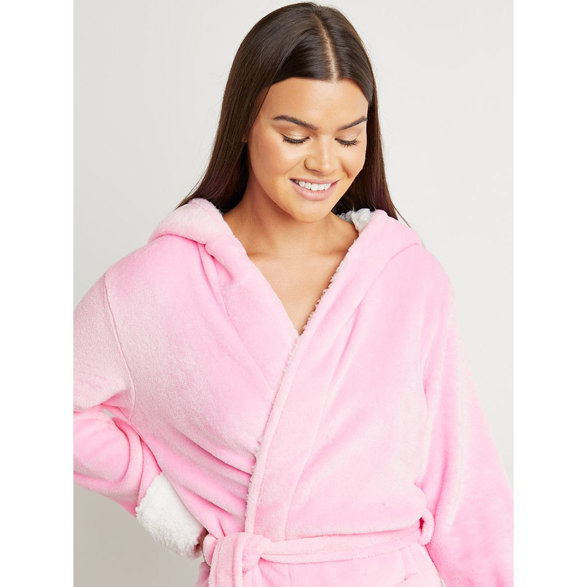 Styli Unicorn Hoodie Fleece Robe-women-clothing-nightwear-robes-image-4