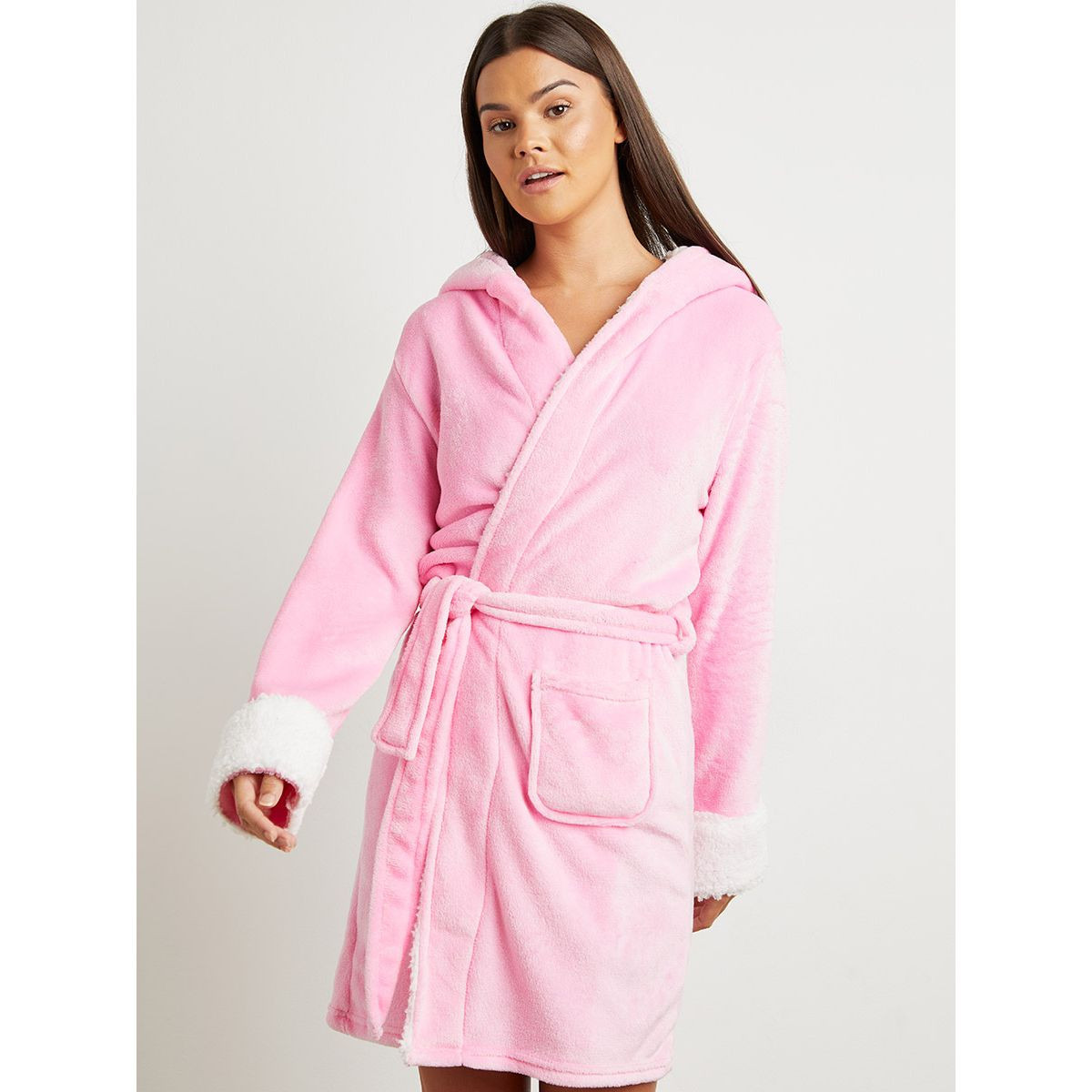 Styli Unicorn Hoodie Fleece Robe-women-clothing-nightwear-robes-image-5