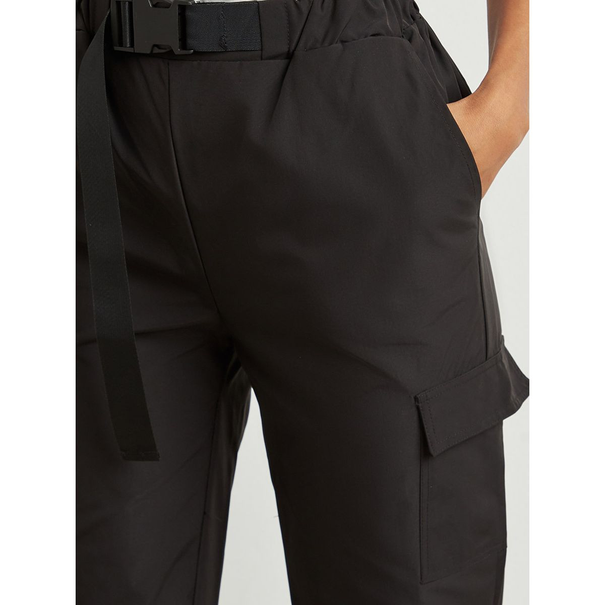 بنطلون رياضي بحزام خصر من ستايلي-women-clothing-bottoms-joggers-image-3