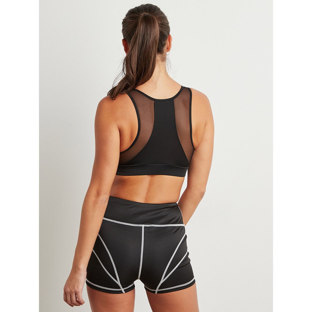 شورت قصير بتفاصيل خياطة من ستايلي-women-clothing-shorts-image-5