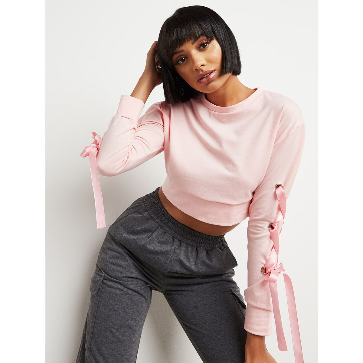 تيشيرت قصير بأكمام طويلة من ستايلي-women-clothing-hoodiesandsweatshirts-sweatshirts-image-5