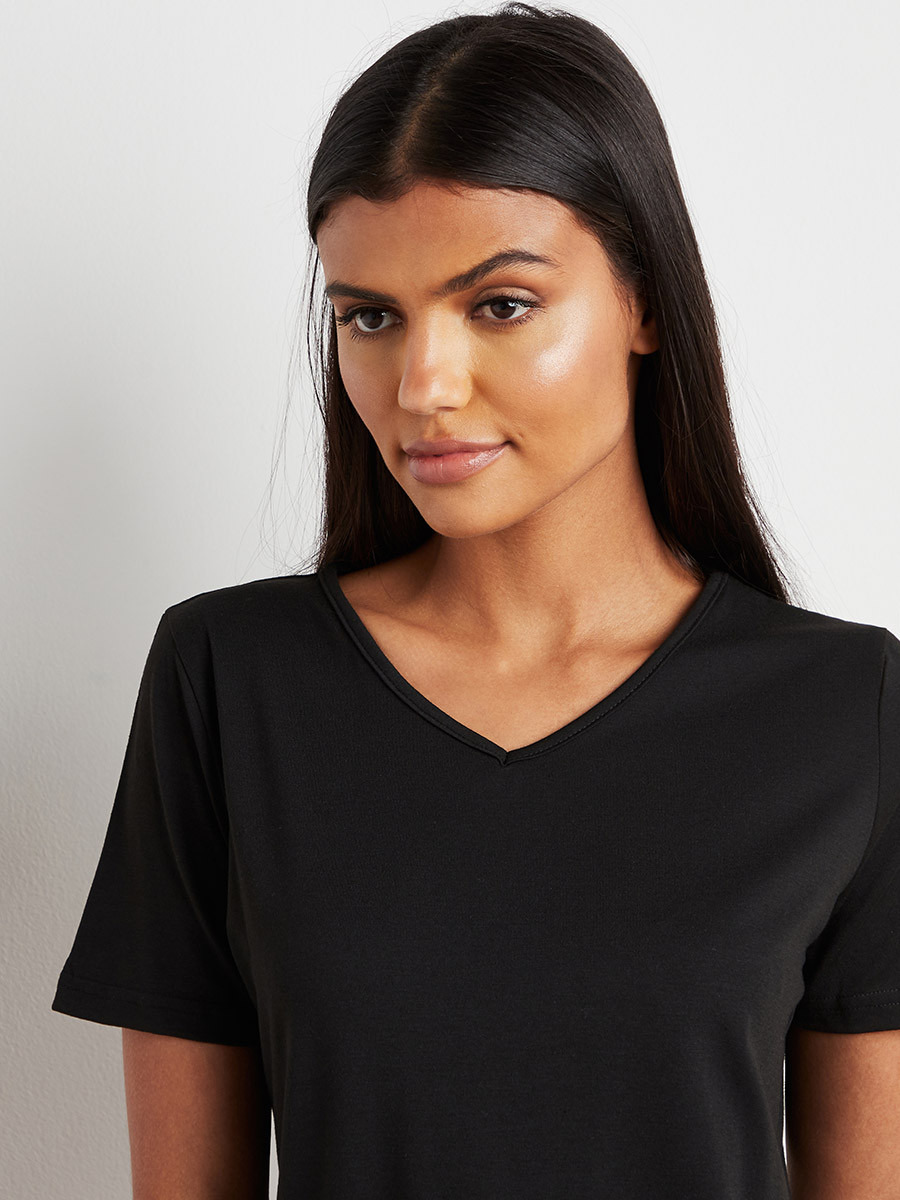 مجموعة من تيشيرت وبنطلون بيجاما من ستايلي-women-clothing-nightwear-pyjamas-bottoms-image-3