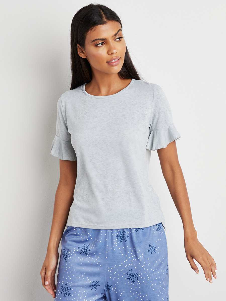 مجموعة من تيشيرت وبنطلون بيجاما من ستايلي-women-clothing-nightwear-pyjamas-longsets-image-2