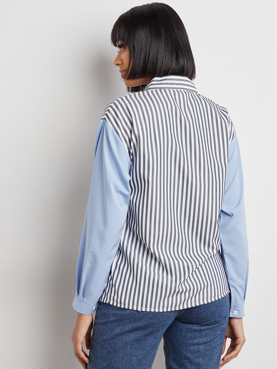 تنورة مطبوعة بأزرار إغلاق من ستايلي-women-clothing-shirtsandblouses-blouses-image-4