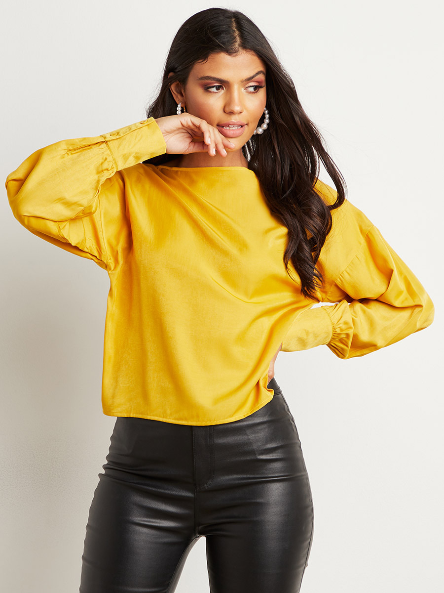 بلوزة بأكمام طويلة من ستايلي-women-clothing-shirtsandblouses-blouses-image-2