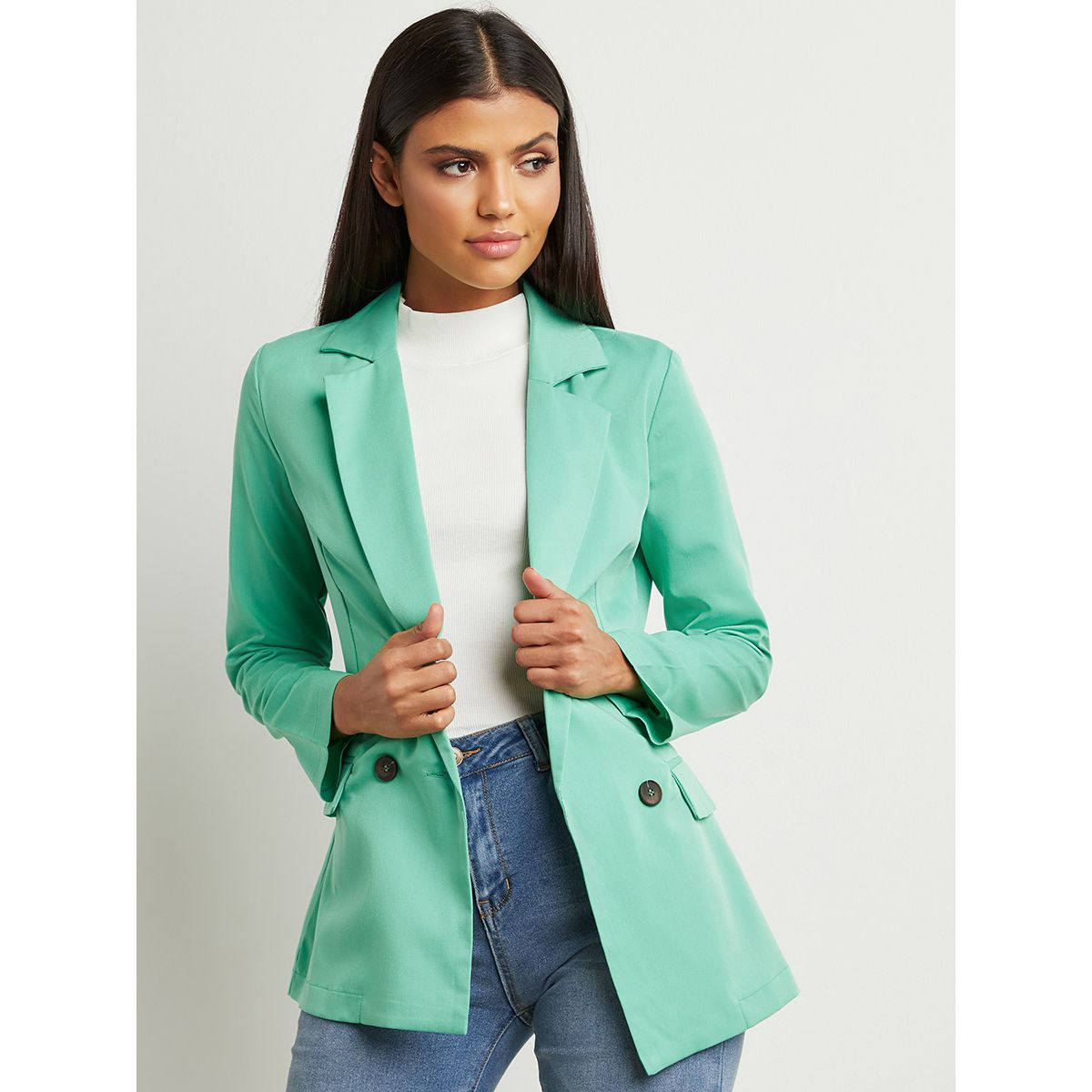 Styli Single Breasted Lapel Blazer with Long Sleeves-women-clothing-coatsandjackets-blazers-image-1