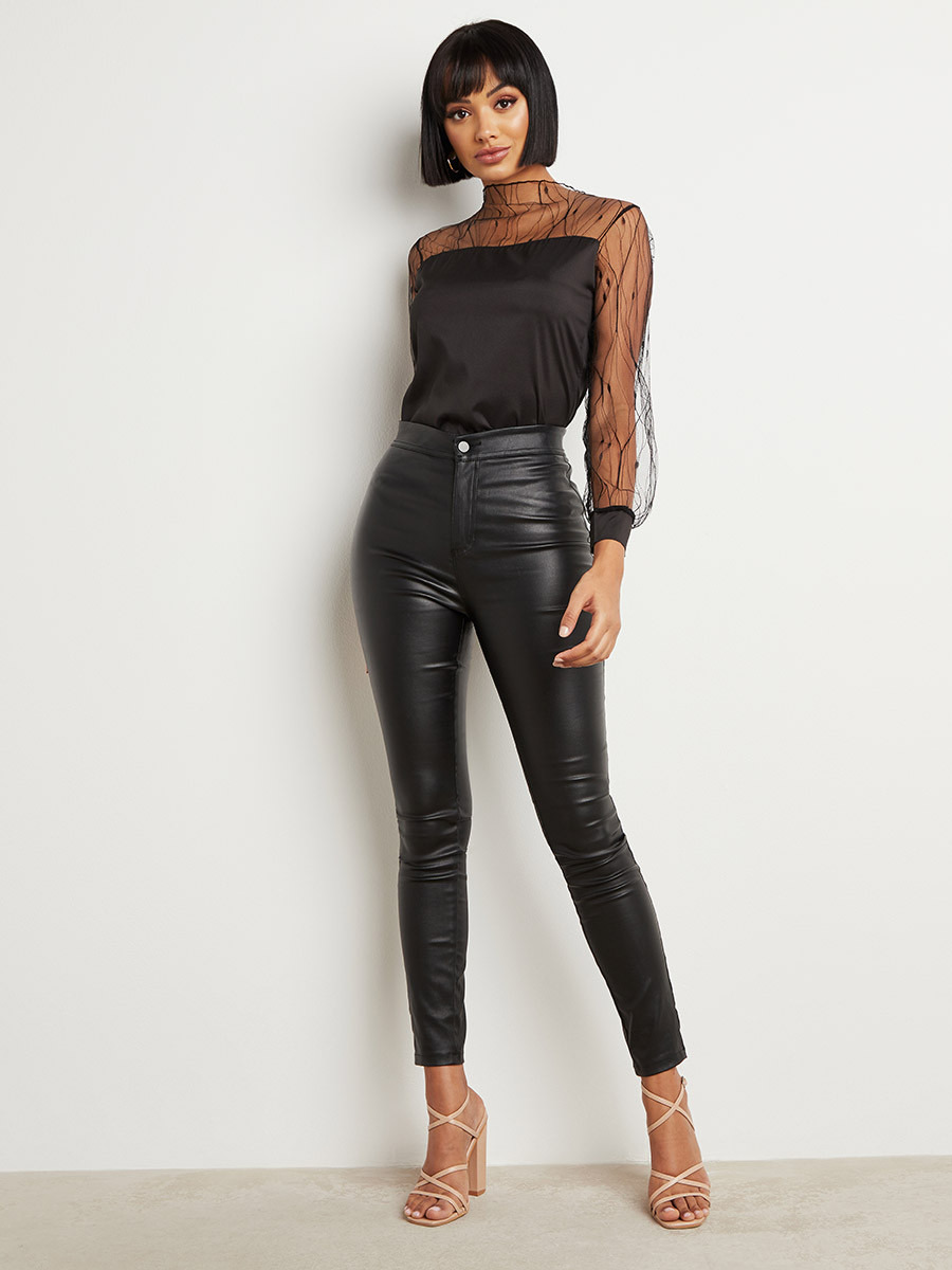 Styli Long Sleeves Lace Insert Blouse-women-clothing-shirtsandblouses-blouses-image-3