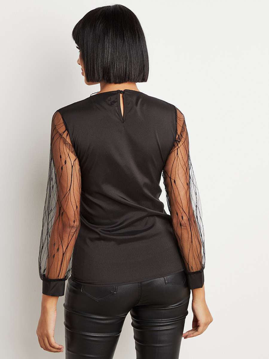 Styli Long Sleeves Lace Insert Blouse-women-clothing-shirtsandblouses-blouses-image-4