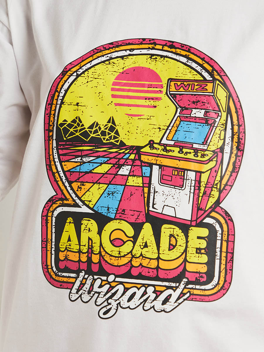 تيشيرت مطبوع بقصة واسعة من ستايلي-women-clothing-tshirts-image-6