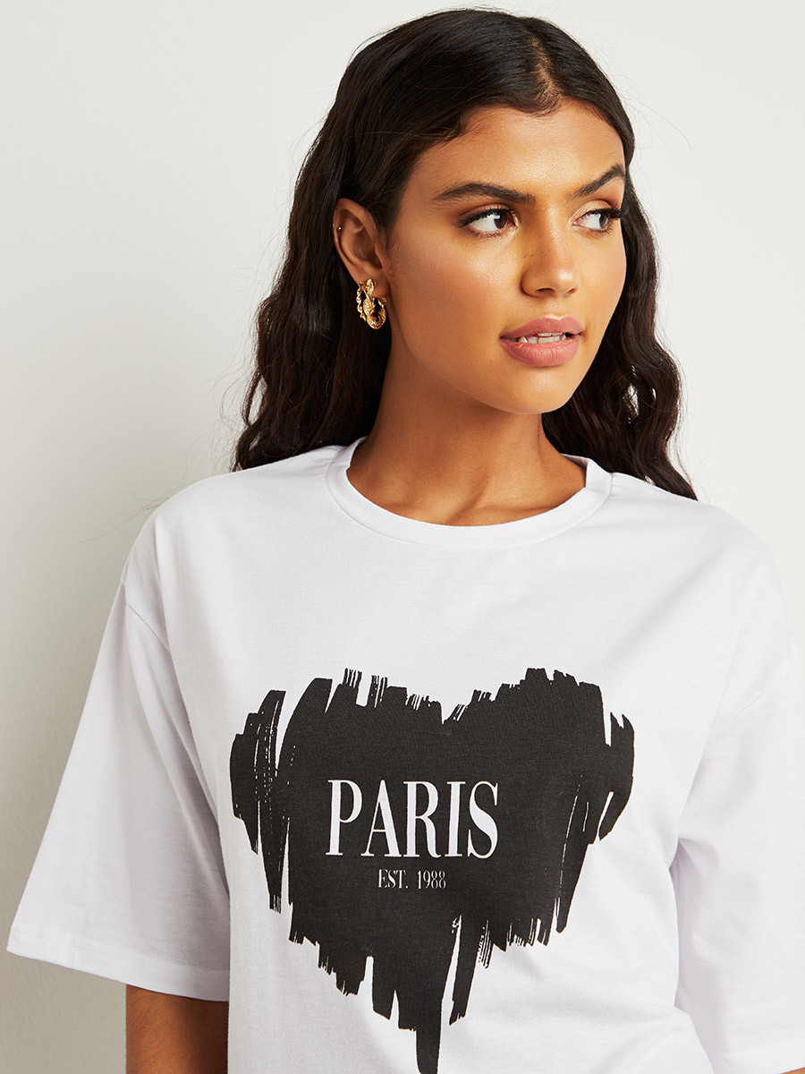Styli Paris Graphic Printed Oversized Longline T-shirt-women-clothing-tshirts-image-4