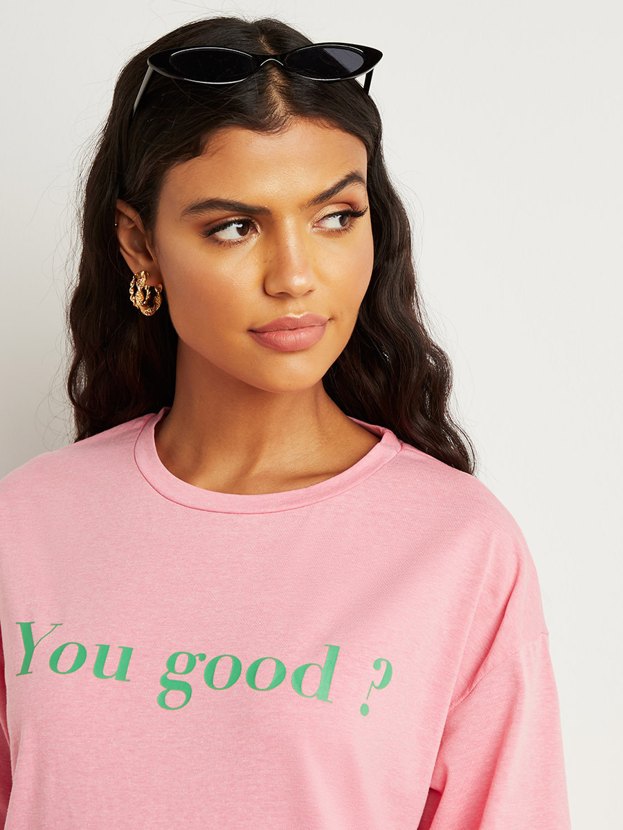 Styli You Good Slogan Printed Oversized Longline T-Shirt-women-clothing-tshirts-image-3