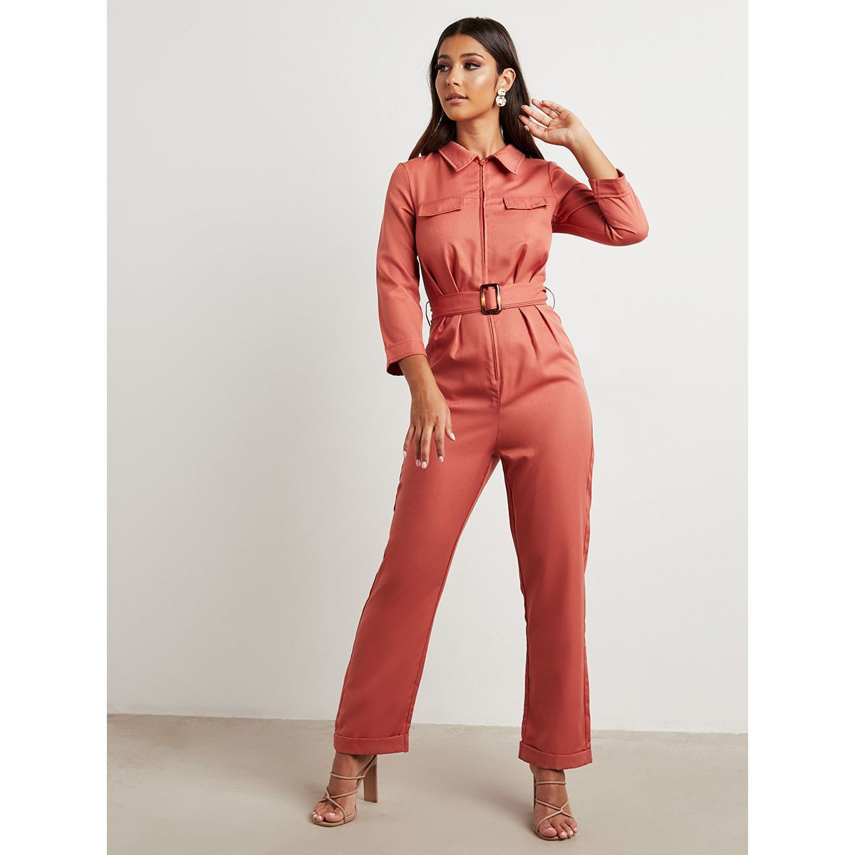 أفرول بأرجل واسعة وربطة خصر من ستايلي-women-clothing-jumpsuits-image-1