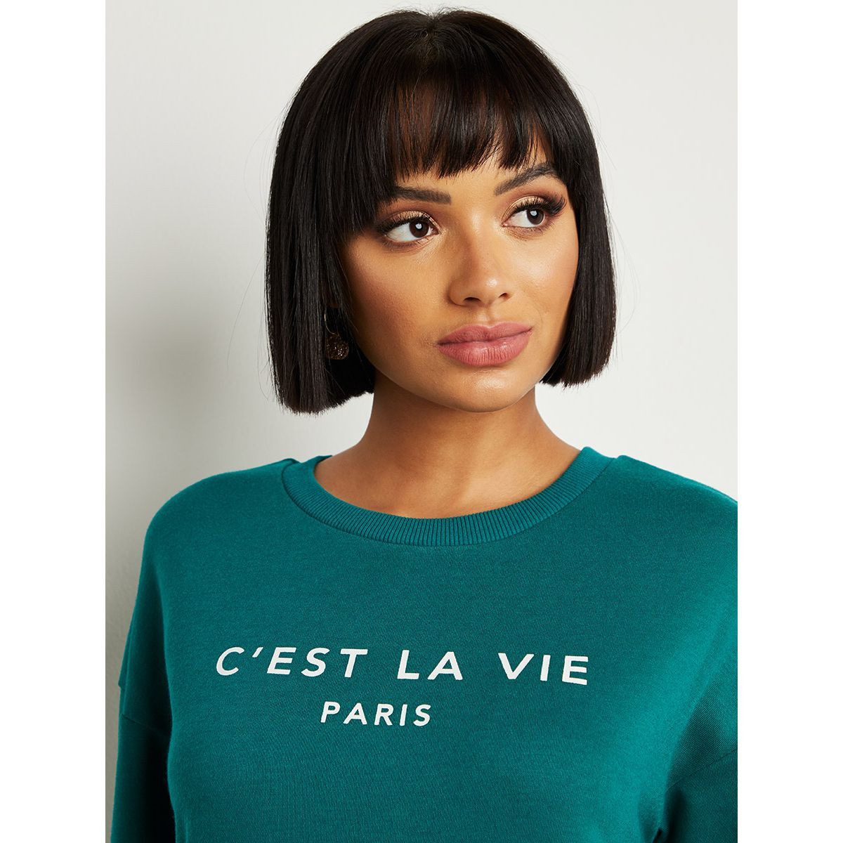 تيشيرت بقصة واسعة وأكمام طويلة من ستايلي-women-clothing-hoodiesandsweatshirts-sweatshirts-image-2