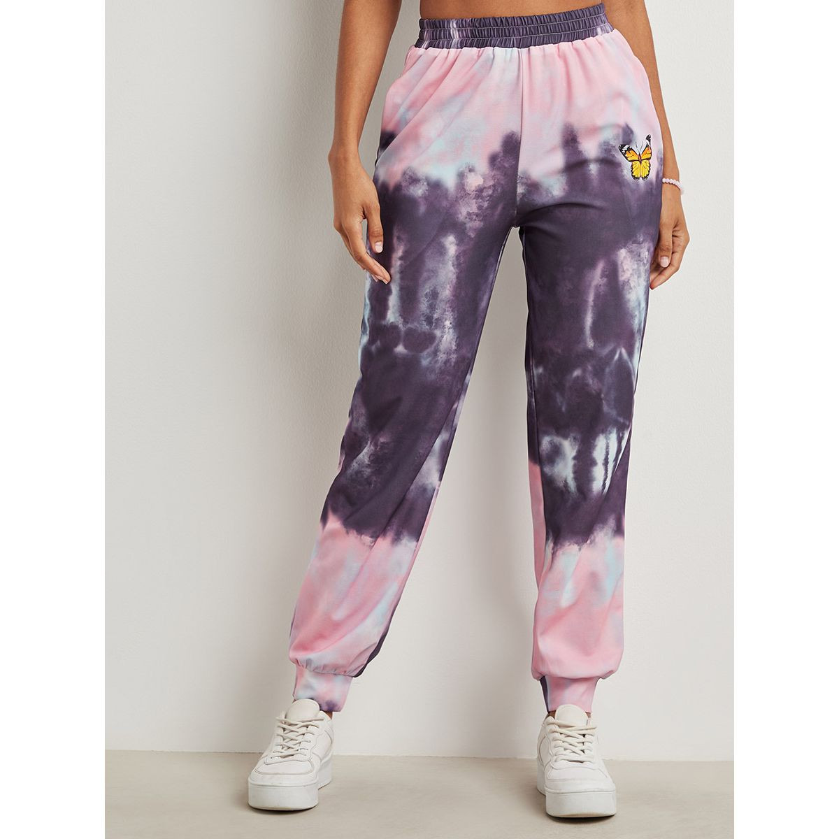 بنطلون رياضي مصبوغ من ستايلي-women-clothing-bottoms-joggers-image-1