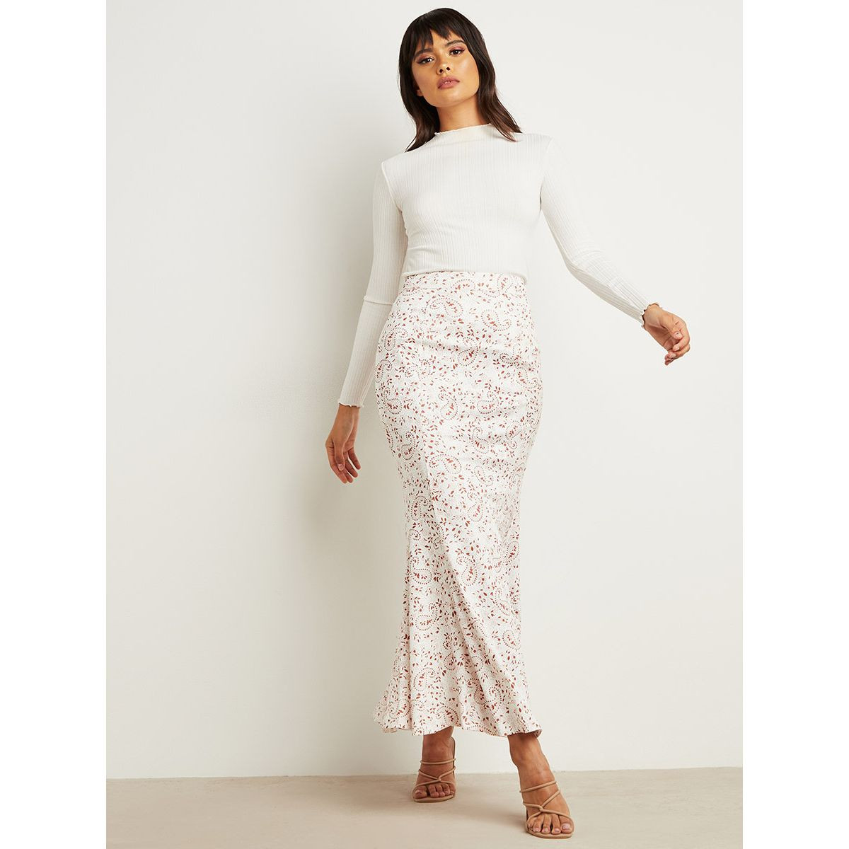 تنورة طويلة مطبوعة من ستايلي-women-clothing-bottoms-skirts-image-2