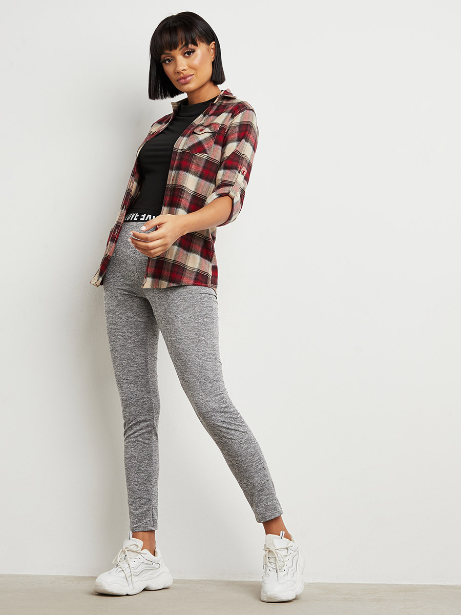 ليقنز مطبوع بخصر مطاطي من ستايلي-women-clothing-leggings-image-2