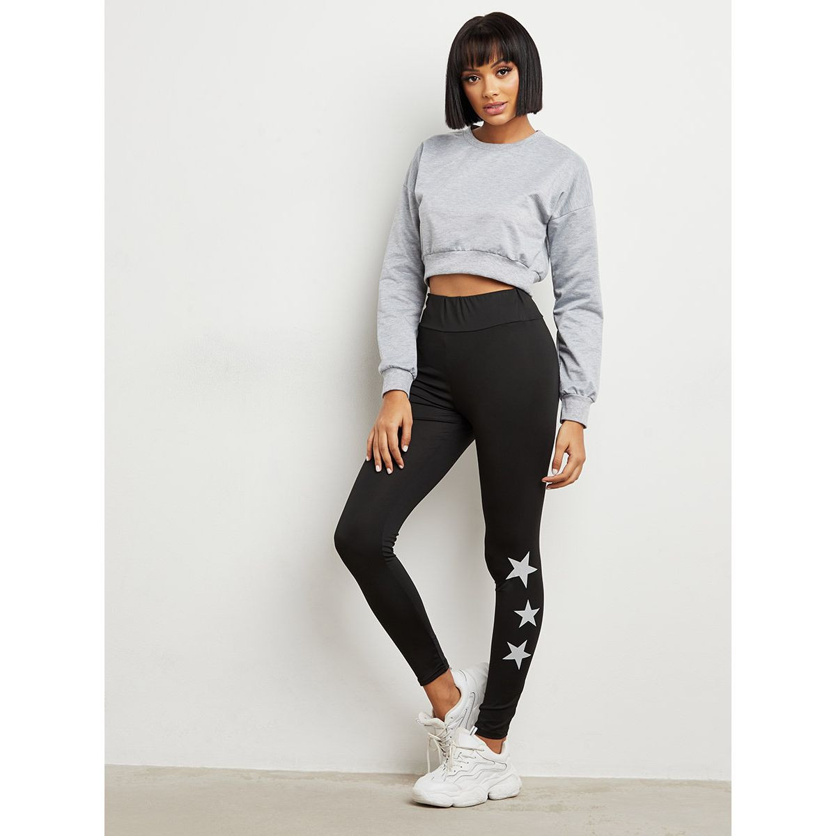 ليقنز مطبوع بخصر مطاطي من ستايلي-women-clothing-leggings-image-4