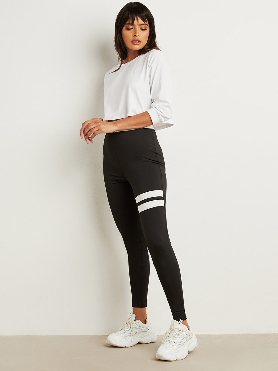 ليقنز بخصر مطاطي من ستايلي-women-clothing-bottoms-leggings-image-2