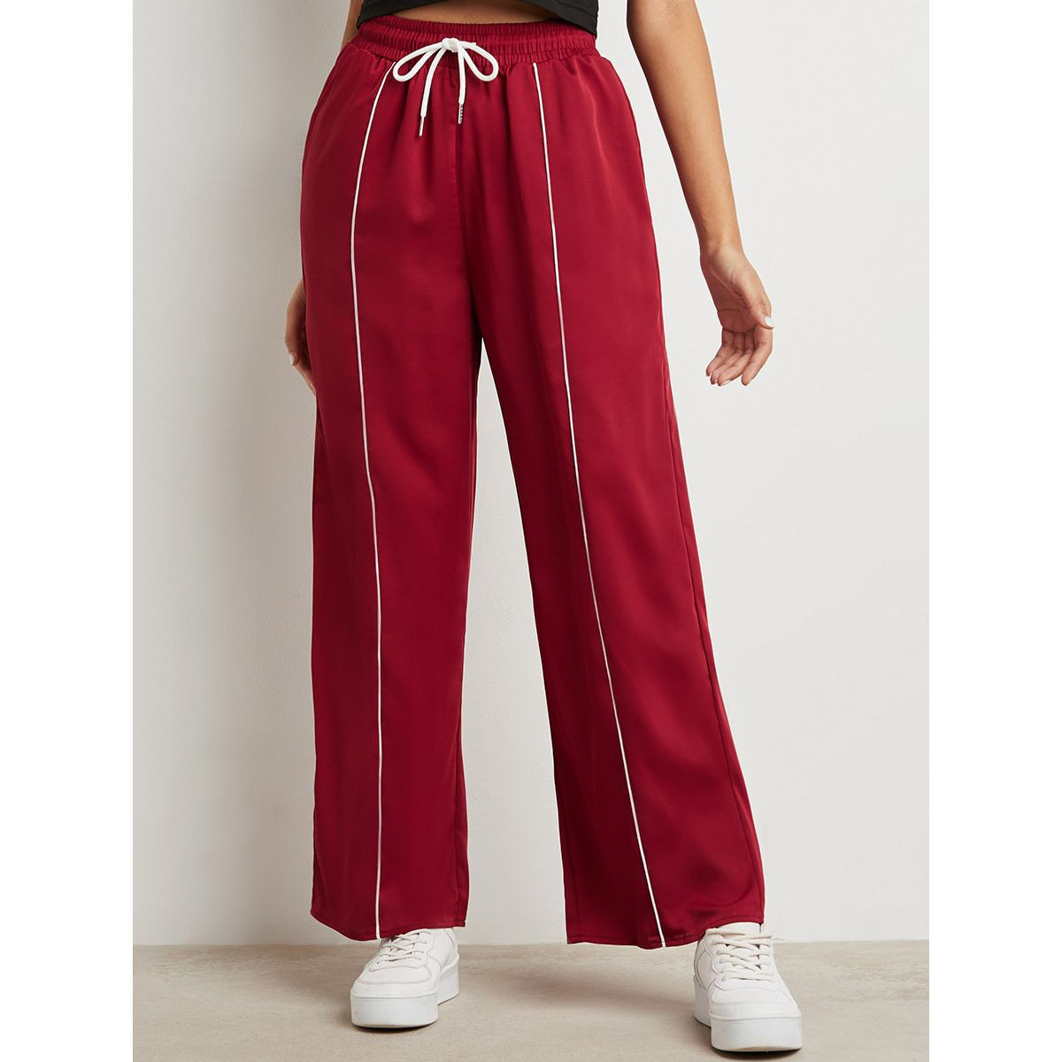 بنطلون بأرجل واسعة من ستايلي-women-clothing-bottoms-joggers-image-1