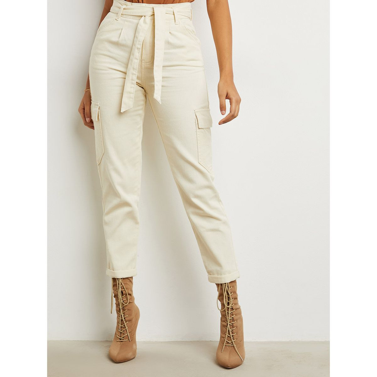 بنطلون قصير بقصة واسعة من ستايلي-women-clothing-trousers-image-1