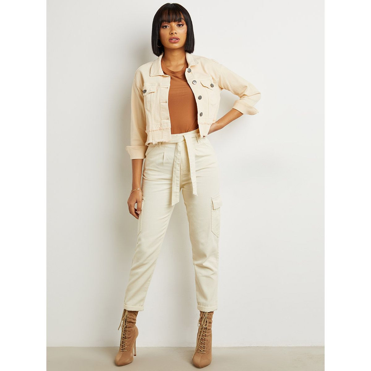 بنطلون قصير بقصة واسعة من ستايلي-women-clothing-trousers-image-2