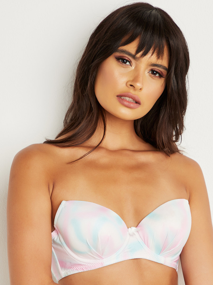 Styli Tie Dye Underwired Padded T-shirt Bra and Bikini Set-women-clothing-lingerie-lingeriesets-image-6