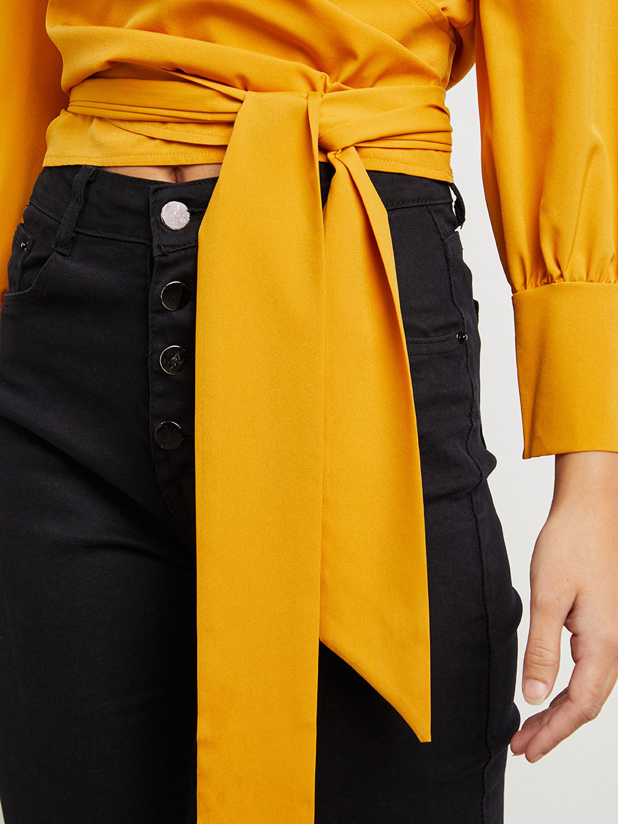 بلوزة قصيرة بربطة خصر من ستايلي-women-clothing-shirtsandblouses-blouses-image-6