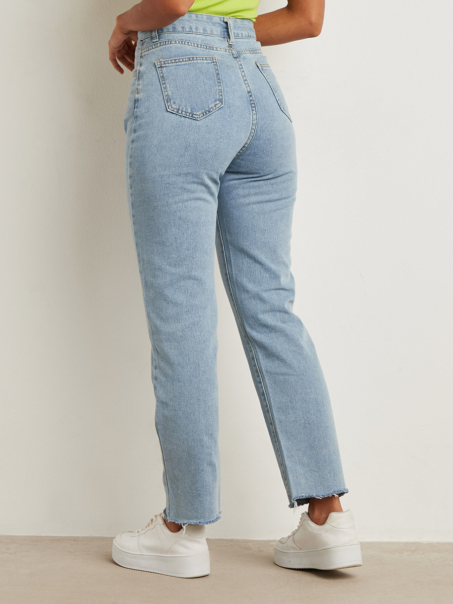 بنطلون جينز بأرجل مستقيمة من ستايلي-women-clothing-bottoms-jeans-image-4