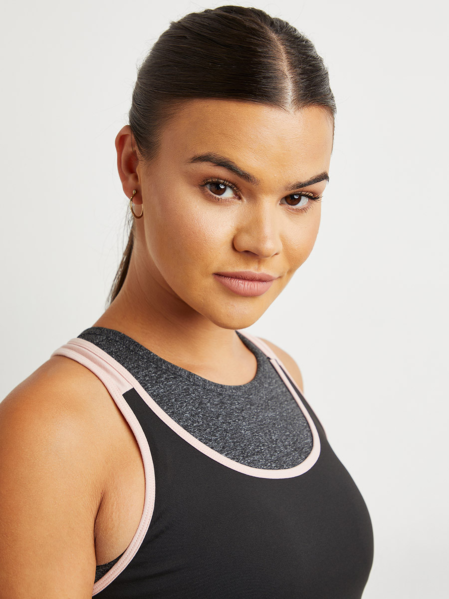 Styli Open Back Contrast Detail Active Vest-sports-women-clothing-tshirtsandvests-image-4