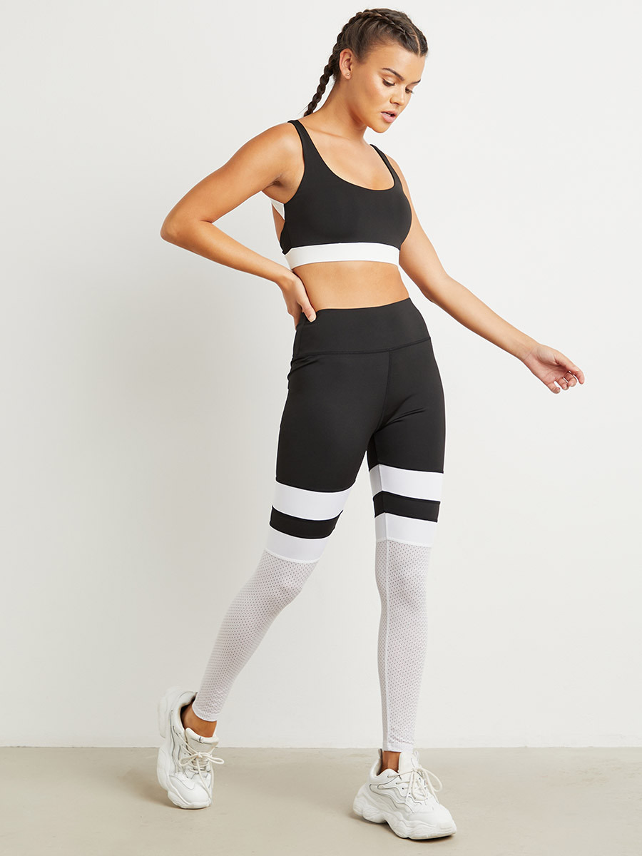 Styli Contrast Underband Cross Back Sports Bra-women-clothing-sportswearandactivewear-sportsbras-image-2