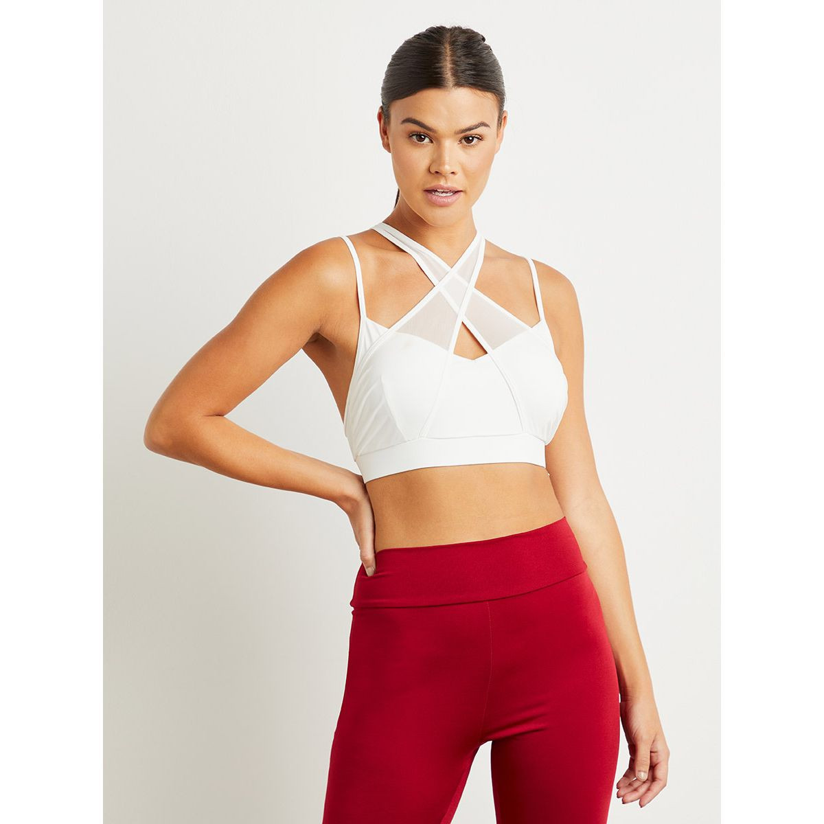 صدرية رياضية بتفاصيل شبكية من ستايلي-sports-women-clothing-sportsbras-image-2