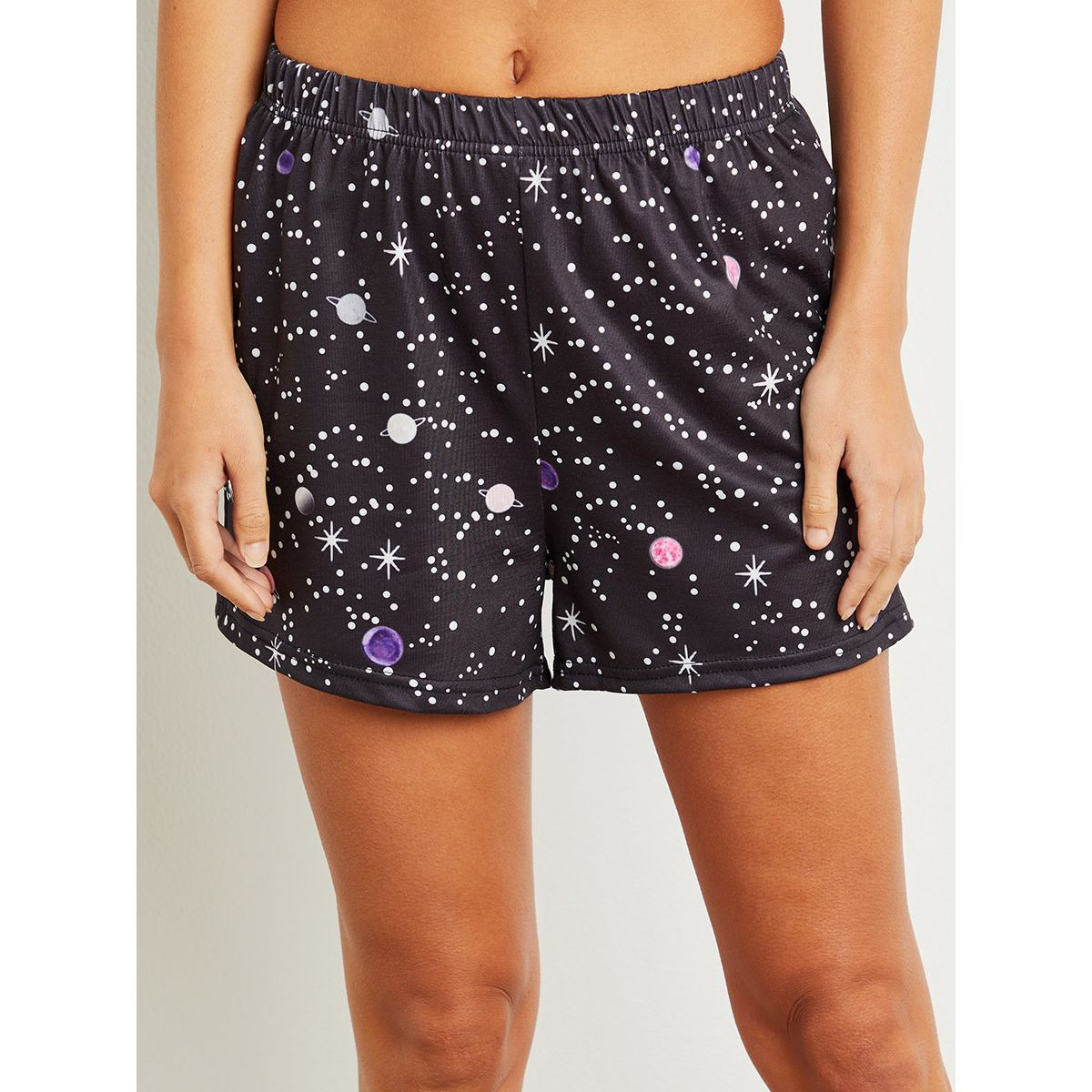 مجموعة من تيشيرت مطبوع وبنطلون بيجاما من ستايلي-women-clothing-nightwear-pyjamas-longsets-image-4