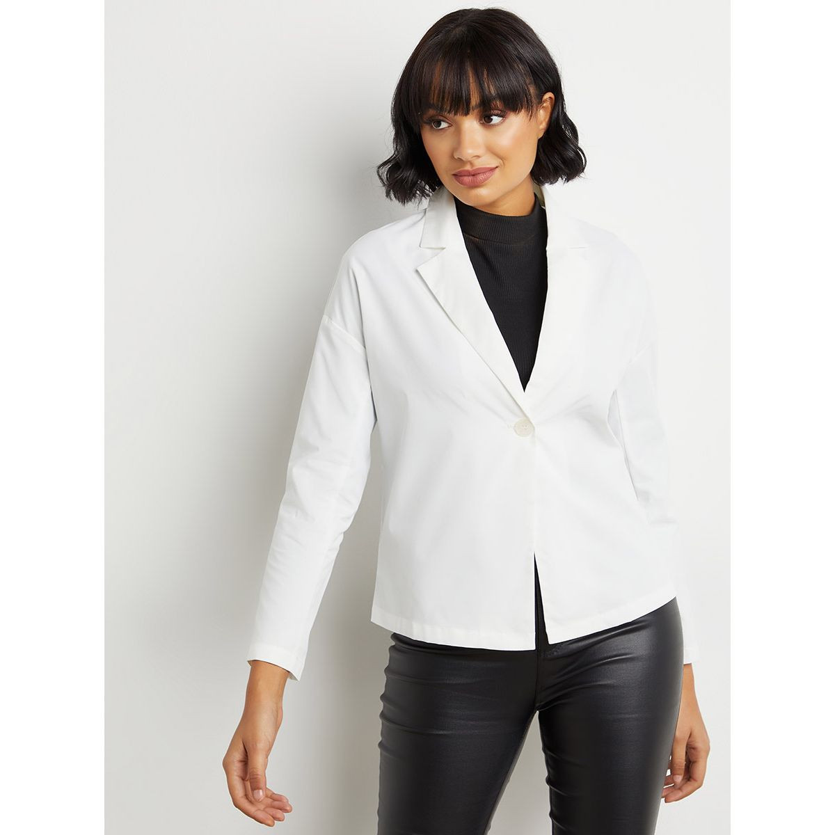 Styli Regular Length Blazer with Belt -women-clothing-coatsandjackets-blazers-image-5