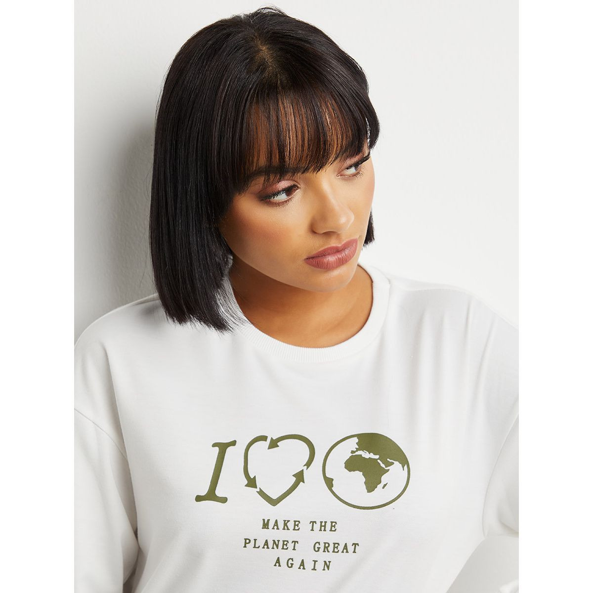 Styli Make The Planet Great Again Slogan Print Sweatshirt-women-clothing-hoodiesandsweatshirts-sweatshirts-image-3