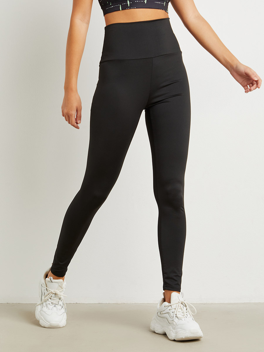 Styli Elasticated Waist Basic Leggings-women-clothing-leggings-image-2