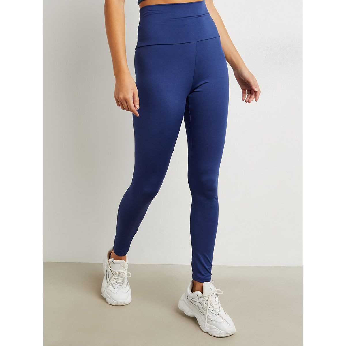 ليقنز سادة بخصر مطاطي من ستايلي-women-clothing-leggings-image-1