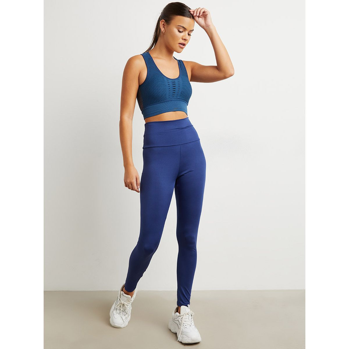 ليقنز سادة بخصر مطاطي من ستايلي-women-clothing-leggings-image-3