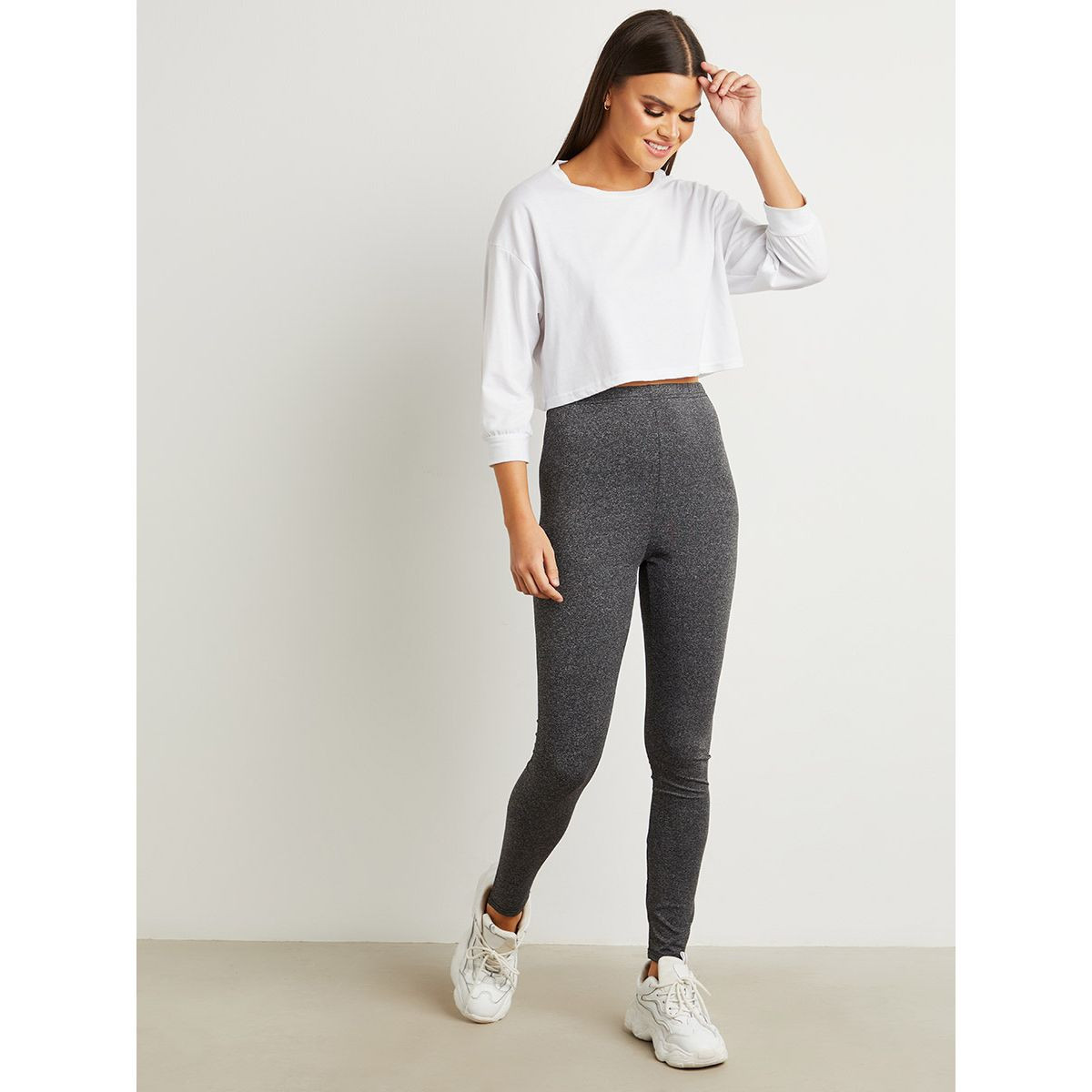 ليقنز بخصر مطاطي من ستايلي-women-clothing-leggings-image-2