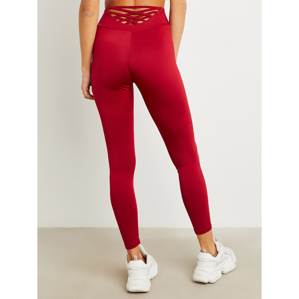 ليقنز بخصر مطاطي وتفاصيل خلفية من ستايلي-women-clothing-bottoms-leggings-image-4