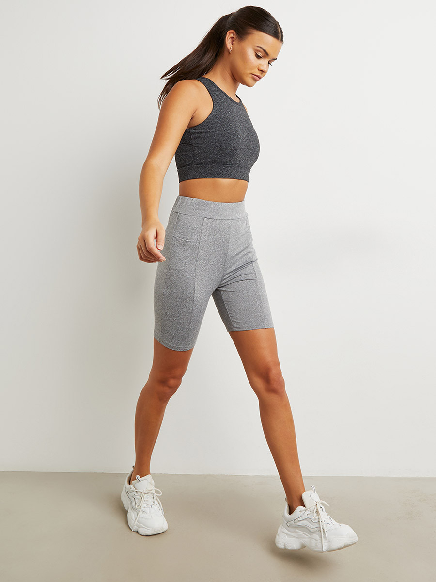 شورت رياضي سادة من ستايلي-women-clothing-shorts-image-3